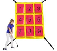 Rete da baseball Strike Zone - bersaglio numerato per softball, durevole e leggero, con pieghevole per precisione di battuta, pratica di golf, allenamento di baseball, sport all'aperto