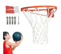 Rete Da Basket | Canestro Da Basket A Muro Completo Di Rete,Accessori Allenamento Canestro per Palestra Palestra Domestica Scuola Campetto Strada