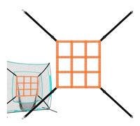 Rete da bersaglio Strike Zone, bersaglio regolabile | Rete per esercizi di baseball per colpire, colpire, cattura, esercizi di pitching e precisione della posizione