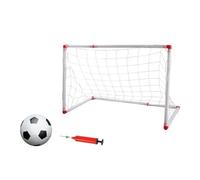 Rete da calcio for bambini portatile da calcio for bambini con pompa a sfera Mini porta da calcio for bambini Sport giocattolo per interni(86cm)