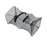 Rete da Cattura Granchi Pieghevole Portatile per Pesca e Campeggio | Metallo e Rete in Nylon Fine, Uso All’aperto, per Guado, Pescatori Ricreativi, Piccoli Pesci e Anguille