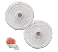 Rete da Cucina in Cotone per Arrosti e Affumicatura, Accessori per Cottura Carne, Salsiccia e Prosciutto, Ideale per Conservare e Appendere - 300 cm, 2 Rotoli, Multifunzionale e Resistente