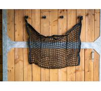 Rete da fieno nera Dimensione della maglia 3x3 cm 90 x 60 cm nessun colore