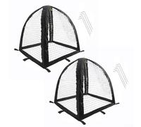 Rete da giardino 55,9 cm copertura per piante in rete nera (2)