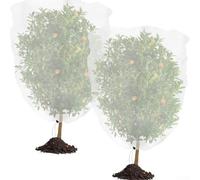 Rete da giardino ispessita a 60 maglie con cerniera per il controllo dei parassiti degli alberi da frutto compatibile con mele, pesche, ciliegie (100 x 140 cm)