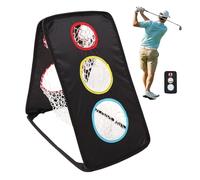 Rete da golf - bersaglio a doppio lato, rete da allenamento pieghevole portatile | raccoglitore di palline oscillanti, 6 fori per bersaglio, incluso per golfisti interni ed esterni