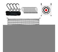 Rete da golf indoor, rete di guida da golf | Simulatore di allenamento a palla da sfera per il servizio pesante,Pallina da che colpisce con 12 corde elastiche e 4 carabiniere per uomini, donne