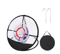 Rete da golf Rete da golf pop-up for allenamento con chipping e tappetino, bersaglio for, rete pieghevole portatile for precisione pratica dello swing(Black Single piece)