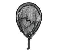 Rete da immersione pieghevole Materiale in gomma morbida Manico telescopico for guadino(Black)