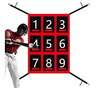 Rete da lancio - poliestere, bersaglio da allenamento Strike Zone Design durevole | Rete regolabile per allenamento softball, bersaglio di allenamento per allenamento in cortile, esercitazioni da