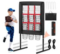 Rete da lancio regolabile con bersaglio Strike Zone per un migliore allenamento di baseball e softball
