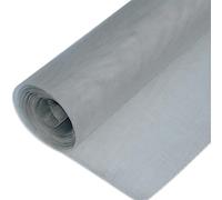 INTIRILIFE Rete antimosche Fibra di Vetro Grigio venduta al Metro, Larghezza 120 cm, Dimensione Maglia 1,2 mm - Zanzariera Resistente ai Raggi UV, zanzariera Porta Finestra in Rete