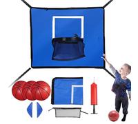 Rete Da Pallacanestro Per Trampolino - Accessorio Sportivo,Con 3 Palloni Accessorio Da Basket Impermeabile Per L'Uso Con Trampolino,Per Bambini Adulti Appassionati Interno Esterno Giardino Casa Stanza