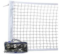 Rete da pallavolo all'aperto, resistente rete da pallavolo per cortile, rete professionale con nastri laterali rinforzati per sport in piscina a terra, rete di ricambio portatile per spiaggia (pali