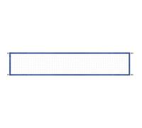 Rete da pallavolo da piscina, rete di ricambio portatile da 4,5 x 0,9 m, resistente, impermeabile, accessorio sportivo, in nylon, robusta rete per piscine, cortile e giochi all'aperto, 457,2 x 91,44