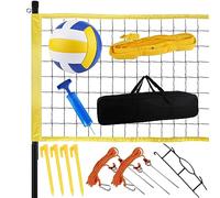 Rete da Pallavolo Professionale Portatile per Giardino - Set di Parti di Ricambio per Reti All'Aperto, al Coperto, Piscina e Campus