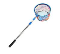 Rete da per bambini - Rete da estensibile per bambini, cattura granchi con farfalla, pesce granchio, con manico, giocattolo da giardino per laghetto, bambini, manico