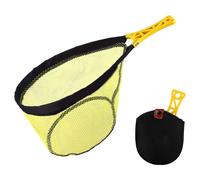 Rete da Pesca a Mosca Pieghevole Rete Stream con Anello in Rete Metallica e Stoc