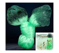 Rete da Pesca Adesiva a 3 Strati, 25-100 m, Rete affondata, Cattura più Pesci Facilmente, Rete da Lancio Riutilizzabile con Galleggiante, Maglia 2,3-12 cm(H1.2m L50m 3f)