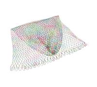 Rete da pesca di ricambio leggera, realizzata in nylon resistente, ideale per la pesca alla carpa, con design a maglia grande per una facile cattura (diametro 60 cm)