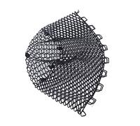 Rete da Pesca in Gomma, Guadino da Pesca Pieghevole Trasparente di Ricambio per Acqua Salata D'acqua Dolce 40 Cm di profondità