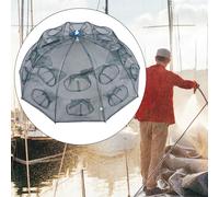 Rete da pesca in nylon pieghevole multiuso per esche da pesca, per laghetti