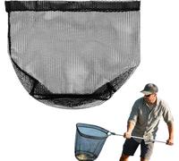 Rete da pesca in nylon, resistente, ricambio per acqua dolce e salata, diametro 40/45/50 cm, design a rete profonda, capacità di carico 30 kg, universale, adatta per la maggior parte dei telai delle