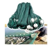 Rete da pesca in polietilene, con galleggianti, lunghezza 32,8-196 m, facile da lanciare per pesciolini e shiner, ideale per la pesca con esche