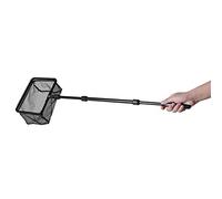 Rete da Pesca per Acquario con Manico in plastica Resistente Rete a Maglie Che rilascia la Rete da Pesca per la Cattura e Il Rilascio dei Pesci(L)