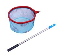 Rete da pesca per bambini telescopica con manico in acciaio inox, portatile, pieghevole, retino per pesci, per catturare pesci sicuri, rete telescopica per bambini