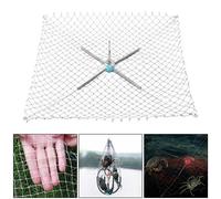 Rete da pesca per granchi in acciaio portatile e robusta, strumento per