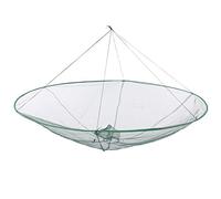 Rete da pesca pieghevole circolare estraibile Rete in nylon ad alta resistenza Gabbia per gamberetti galleggiante Trappola per pesci portatile per appassionati di pesca in acqua