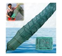 Rete da Pesca Pieghevole Portatile in polietilene da 7,9-52,5 Piedi di Lunghezza, Trappola for Esche for gamberetti/granchi lanciata a Mano for Gli Amanti della Pesca(Length3.0m/9.8')