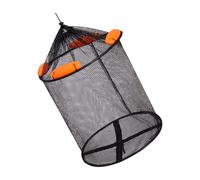 Rete da pesca pieghevole portatile Maglie antiscivolo Rete da pesca a bocca larga per migliorare la velocità cattura Facile da trasportare Durevolezza stoccaggio Filo rivestito Pesce da pesca