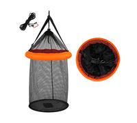 Rete da Pesca Portatile 75 cm in PP Resistente con Sistema Anti-Fuga