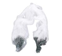 Rete da pesca, rete a tre strati in nylon resistente, maglia stretta per trattenere pesci, galleggianti integrati per acqua calma, lunghezza 50 metri altezza 1.5 metri