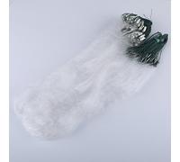 Rete da pesca, rete da imbrocco a maglia piccola in monofilamento con trappola per pesci, reti da pesca 1m x 20m con trappola per pesci galleggiante monofilamento attrezzatura a (2 dita)
