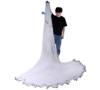 Rete da Pesca Rete Pesca da Lancio a Mano in Materiale Monofilo Diametro Variabile da 1,8 metri a 7,2 metri Rezzaglio da Pesca con Affondatore in Ferro Adatto per Fiumi, Mari Poco Profondi (6,6 m)