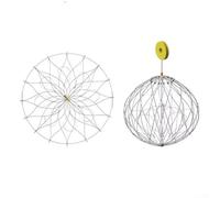 Rete da pesca subacquea con funzione di apertura e chiusura automatica per la cattura di granchi e gamberetti (52 cm16 seta)