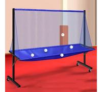 Rete da ping pong - Design professionale con ruote universali e ali allargate per tavoli da 72 a 82 pollici - efficace sistema di bloccaggio della palla