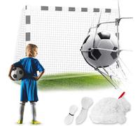 Neo-Sport Rete per porta da calcio, robusta e di ricambio, 215 x 150 x 90 cm