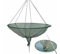 Rete da, rete da canestro per la - cerchio in acciaio morbido grande rete a ponte rotondo per la | Rete da pieghevole rotonda aperta, gabbia estraibile, rete mobile