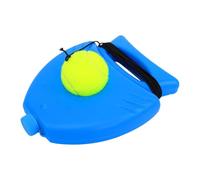 Rete da rimbalzo per allenatore di tennis - Base portatile a forma di pesce con pallina | Strumento di studio autonomo per la pratica individuale per adulti e bambini | Attrezzatura per l'allenamento