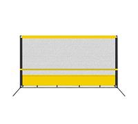 Rete da rimbalzo per tennis, portatile, per allenamento al chiuso e all'aperto, attrezzatura per allenamento, rete da rimbalzo per tennis, per colpi da fondo campo e volée (dimensioni: 5,9x11,8 pied