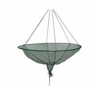 Rete da sul molo - Rete da caduta larga 100 cm, Cerchio salva-pesce in acciaio morbido, Sollevatore a doppia linea rinforzato, per Rete_da ponte, per la responsabile sul