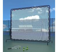 Rete da Tennis da Rimbalzo 9,5 X 7ft - Muro di Pratica per Sport di Racchetta e Palla A Mano - Tabellone per Allenamento All'aperto in Cortile