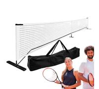 Rete da tennis per interni, rete da tennis leggera per vialetto, rete da tennis staccabile, 9,5 kg, con borsa per il trasporto, 6,7 m, per esterni e interni