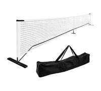Rete da tennis per vialetto, rete a rete portatile, staccabile, 9,5 kg, con borsa per il trasporto, 6,7 m, per esterni e interni