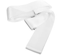 Rete da Tennis Portatile Regolabile Fascia Centrale in Nylon Bianco