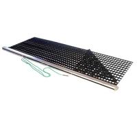 RETE DA TRASCINARE STUOIA LIVELLATRIVE CON 2 RETI PVC A TRAMA DOPPIA CON ASTA